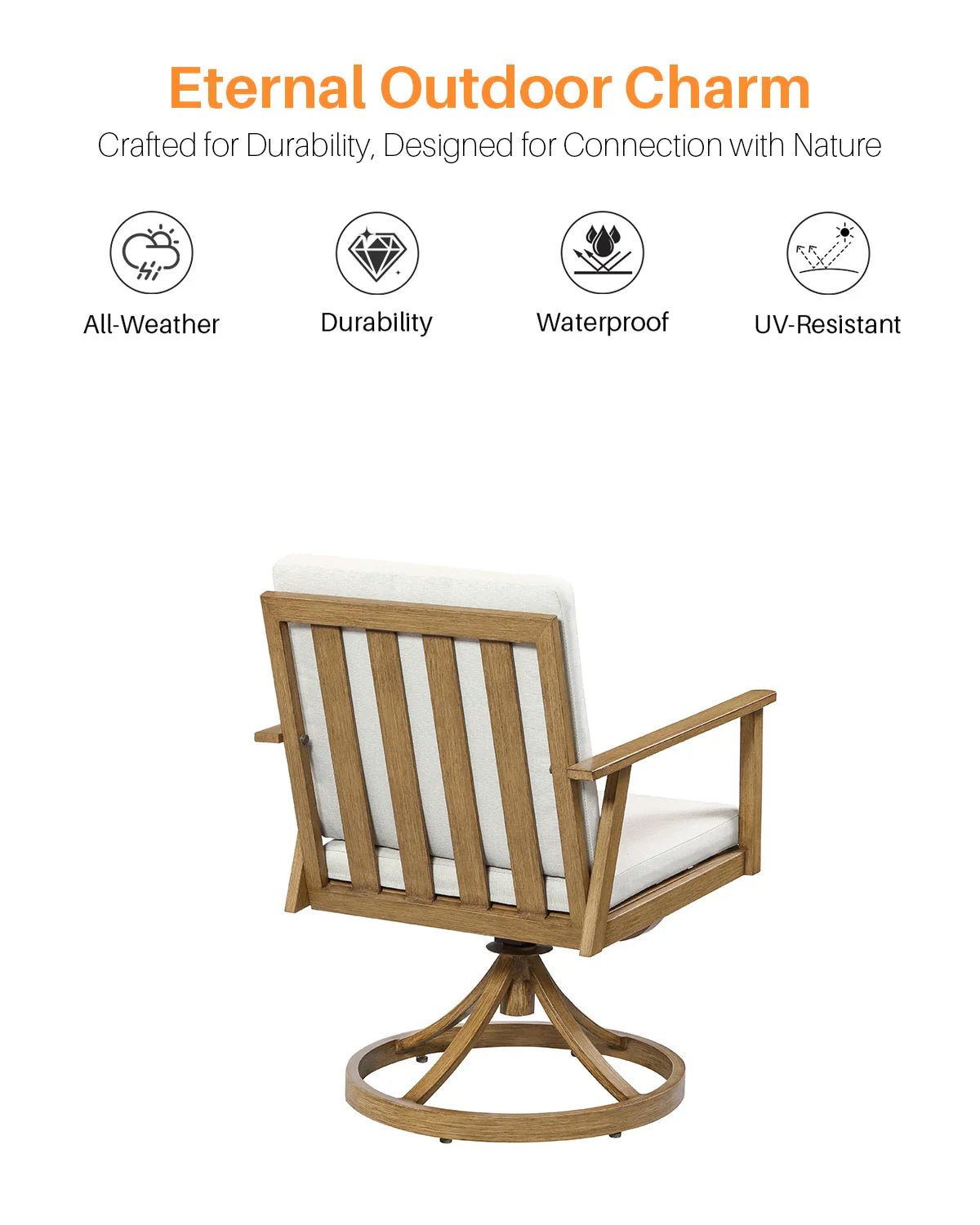 The Shefford 7-Piece Patio Dining Set by Morsale is an all-weather, durable, waterproof, and UV-resistant outdoor furniture. Showcasing a modern design perfect for any garden set, it truly embodies "Eternal Outdoor Charm: Crafted for Durability, Designed for Connection with Nature.”.