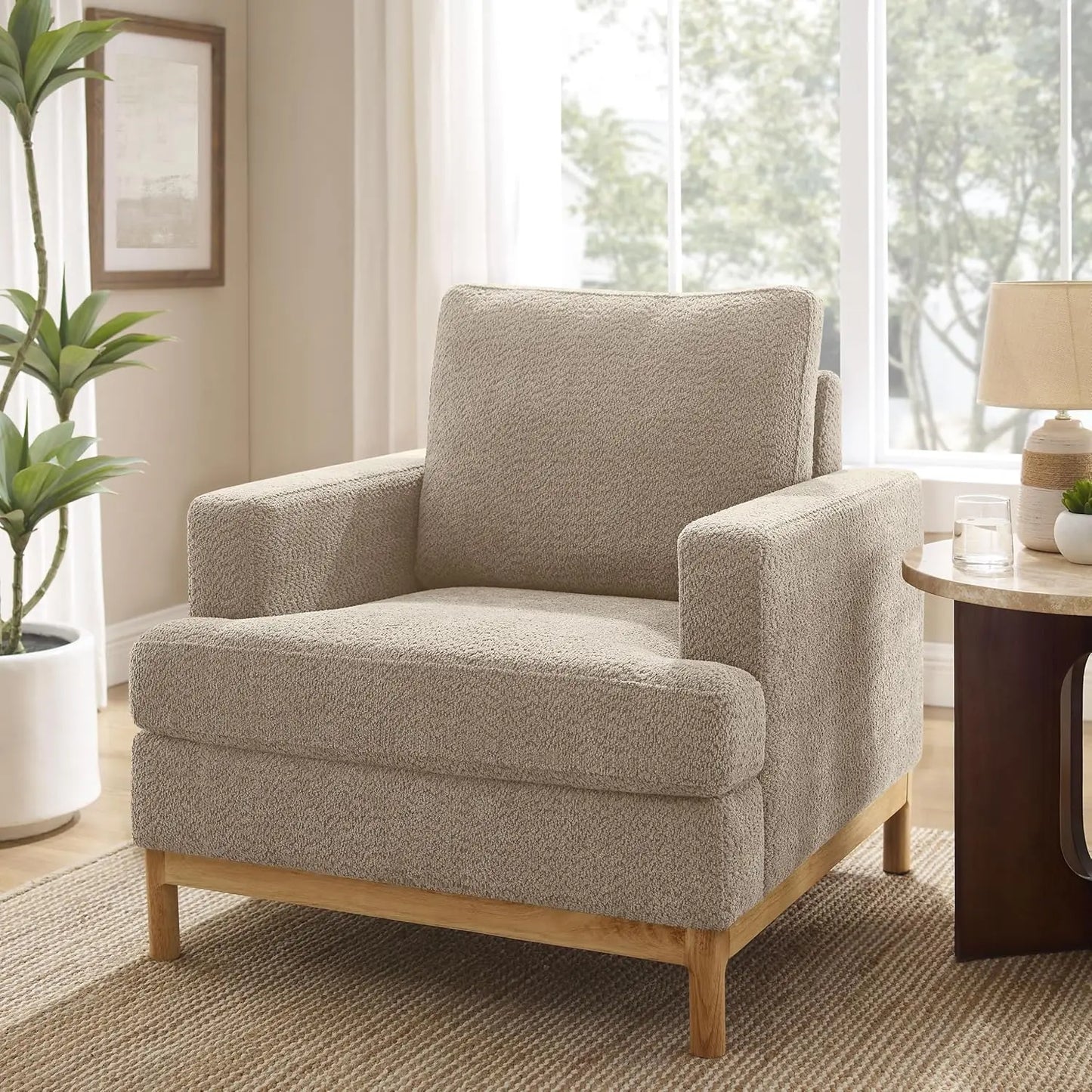 Oversized Mid Century Modern Armchair