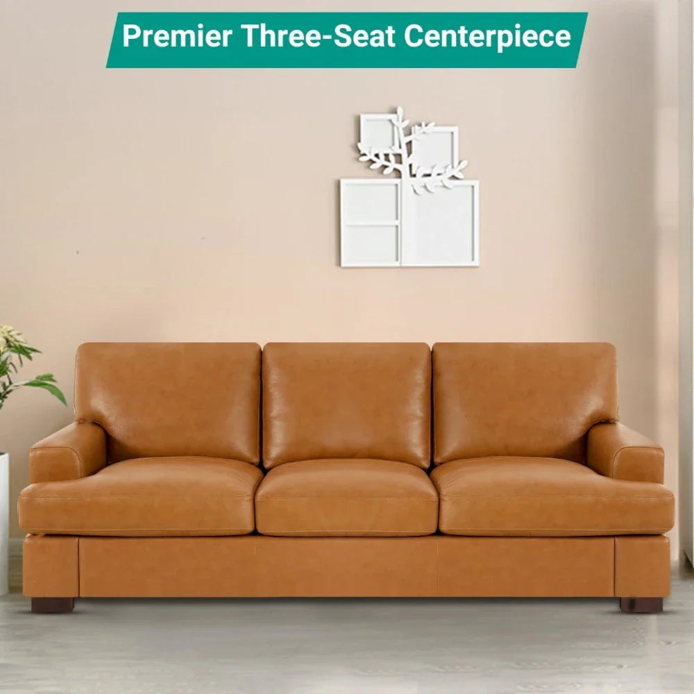Piazze Genuine Leather Sofa