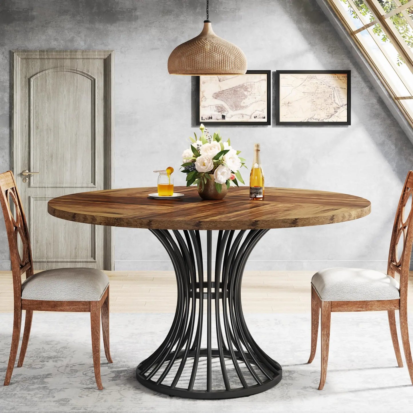 Preston 47-Inch Round Dinning Table