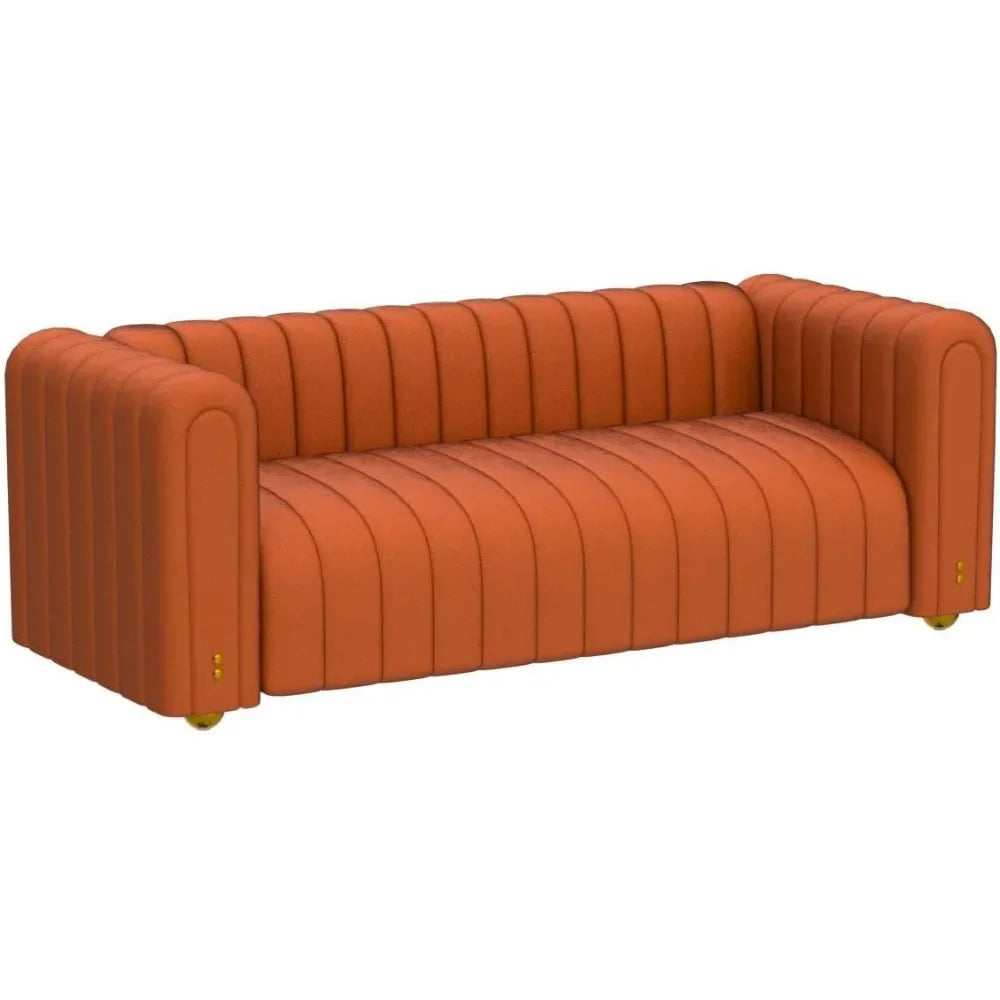 80" Velvet Living Room Sofa