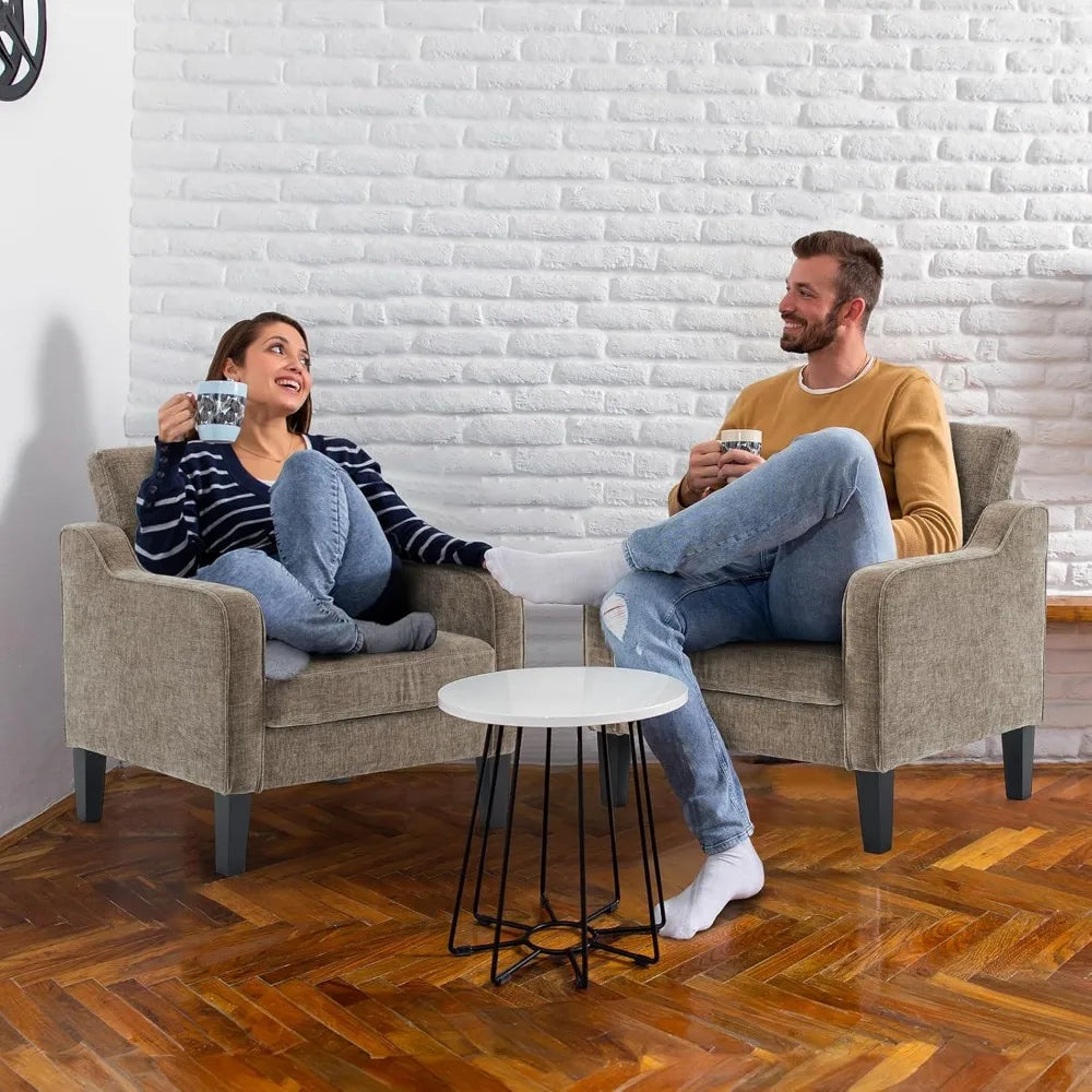 Living Room Armchairs, Set of 2