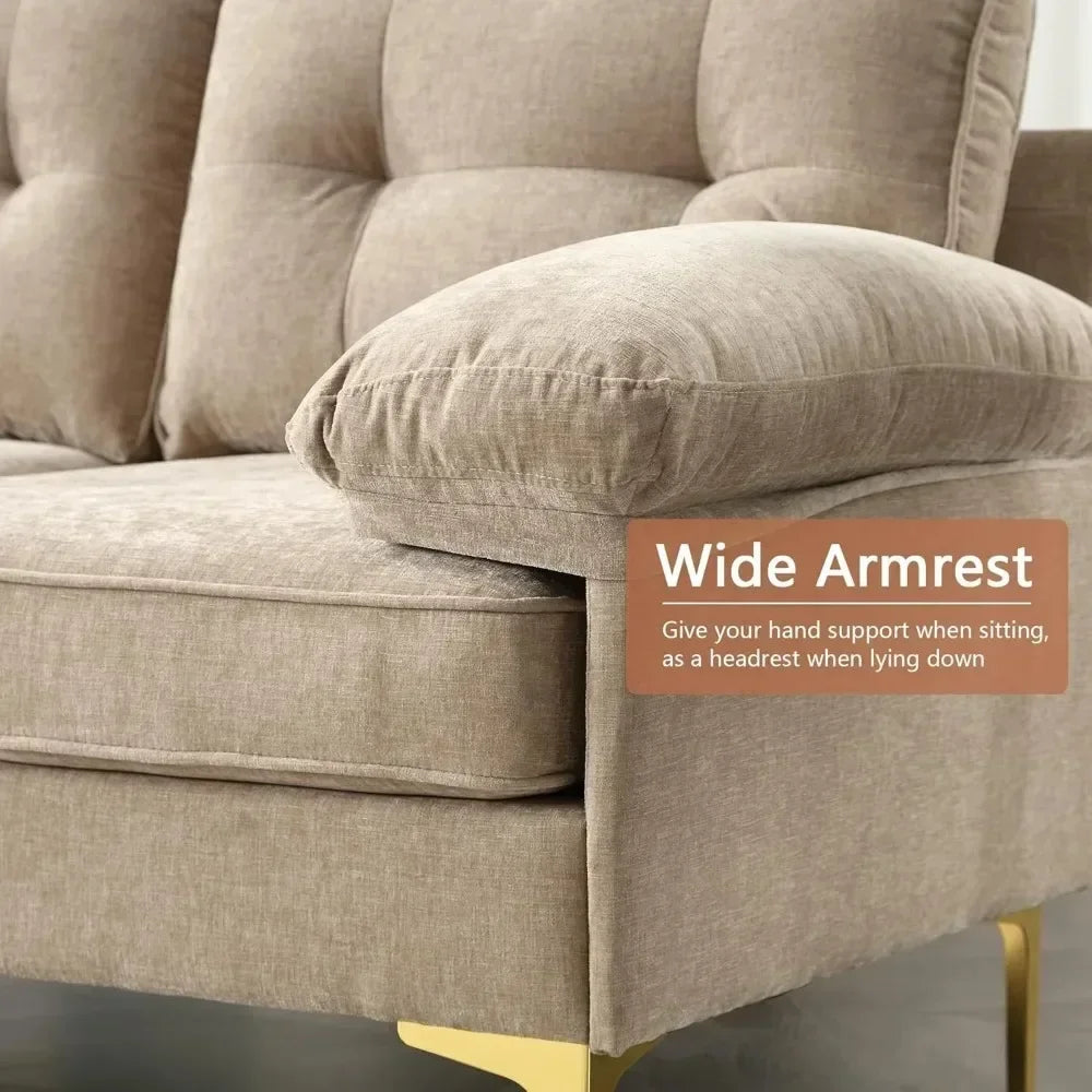 83" Sectional Sofa with Chaise