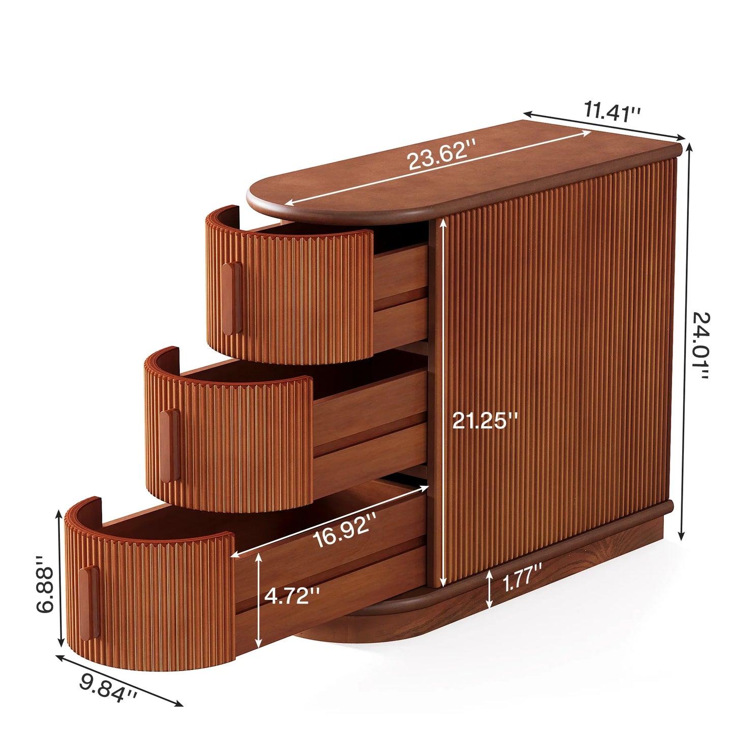 Irvine Solid Wood Side Table