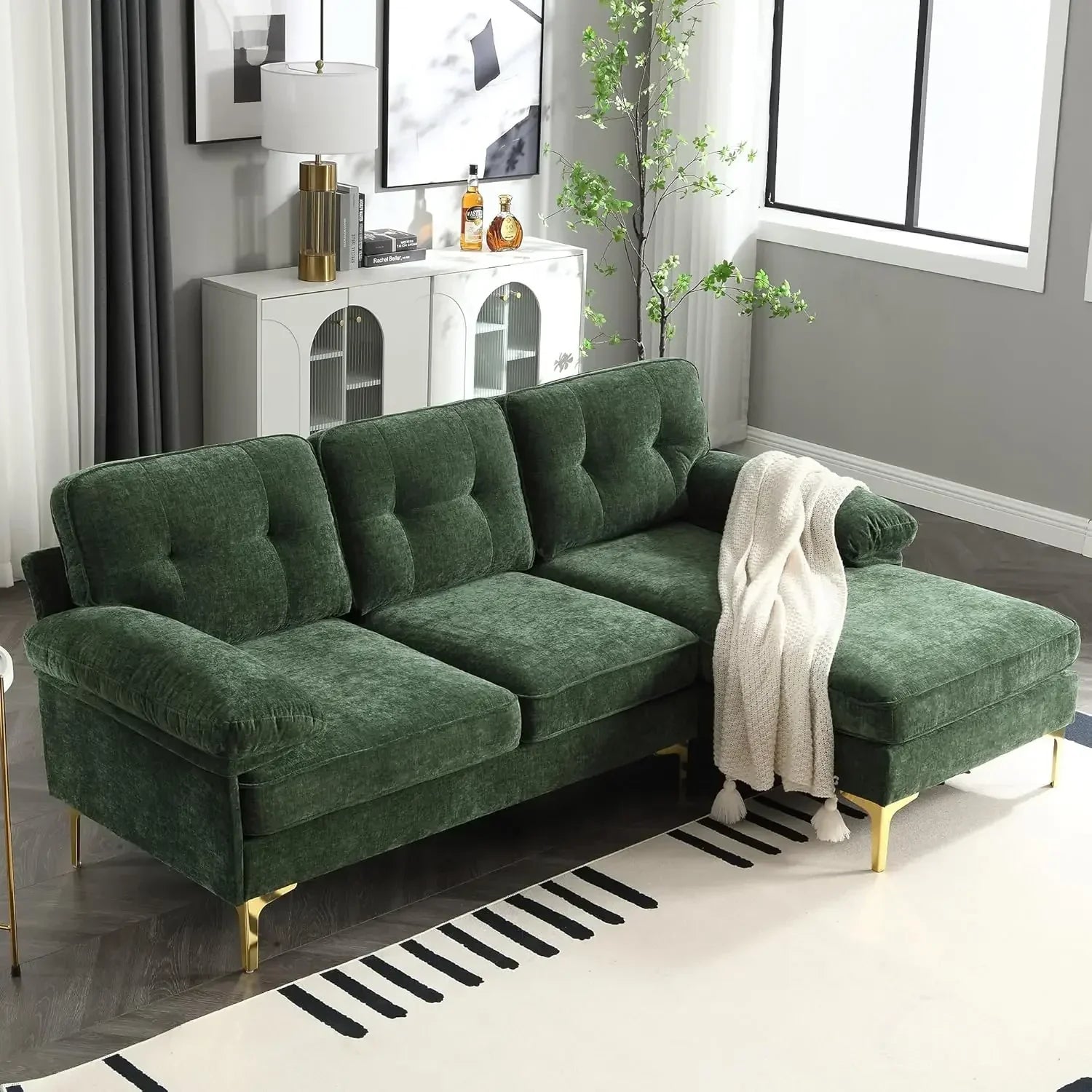 83" Sectional Sofa with Chaise