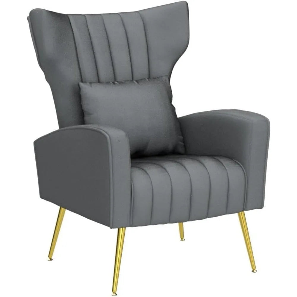 Modern Velvet Lounge Chairs Set Of 2