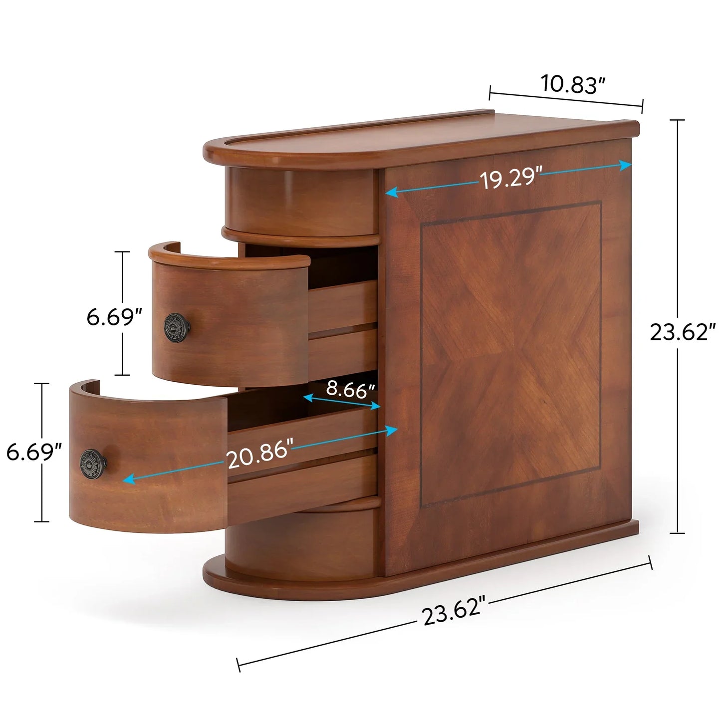 Irvine Solid Wood Side Table