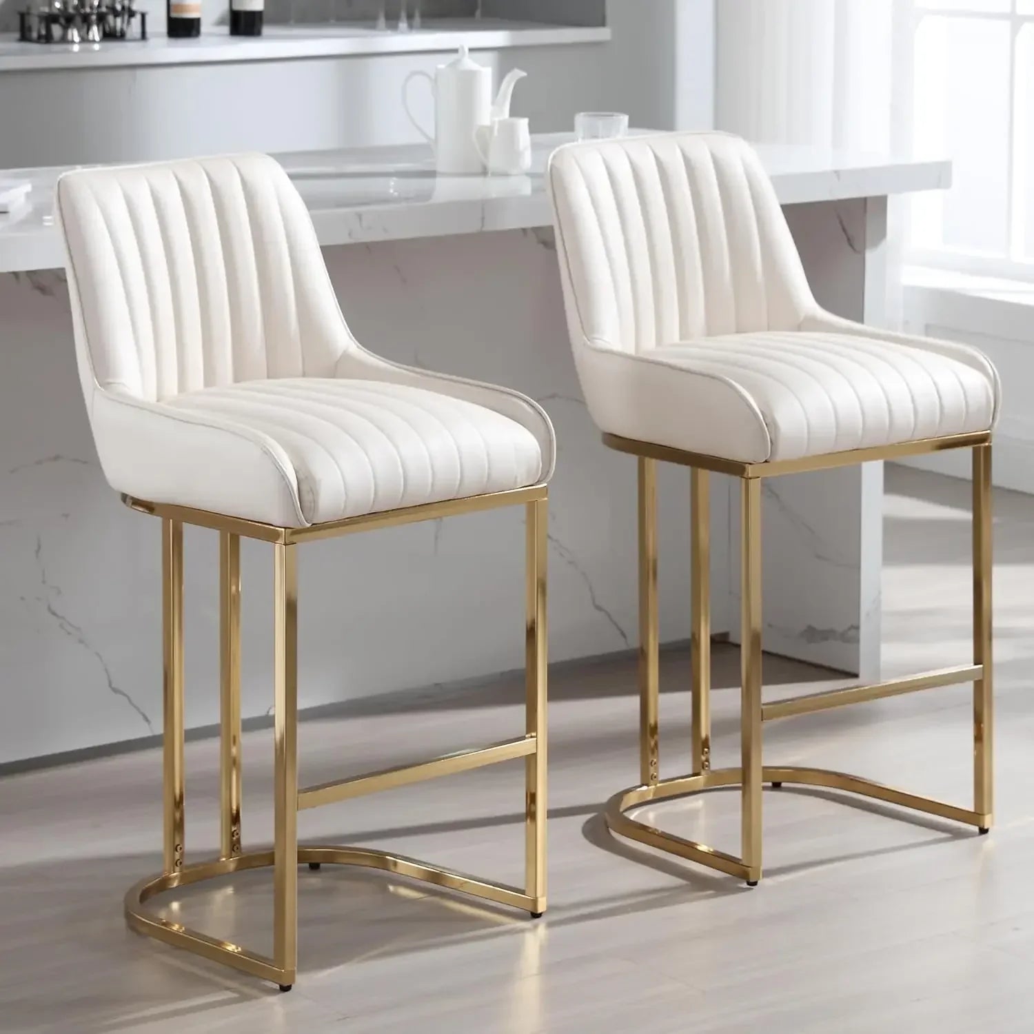 Modern Counter Height Bar Stools Set of 2